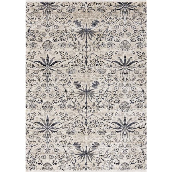 5 ft. x 8 ft. Beige Jovira Collections Classic, Elegant Indoor Area Rug