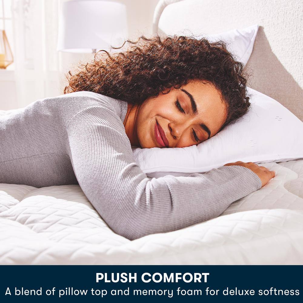Twin White Memory Foam and Bamboo Mattress Topper