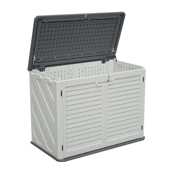 ハウス 52 in. W x 30 in. D x 39 in. H Outdoor Storage Cabinet, Horizontal