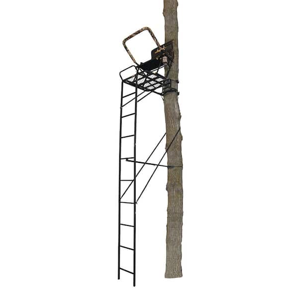 Muddy Deer Hunting 17 ft. Ladderstand Tree Stand with Lumbar Seat