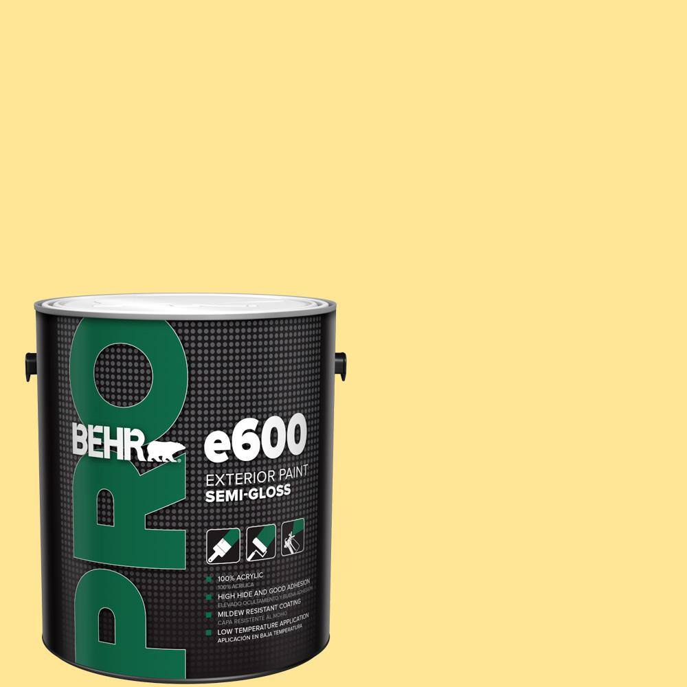 1 gal. #390B-4 Chilled Lemonade Semi-Gloss Exterior Paint price history on PriceWatchPro