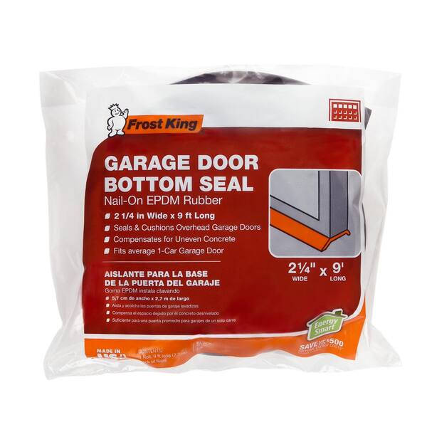 Garage Door Bottom Seal Kit, How To Install Frost King Garage Door Top And Side Seal Kit