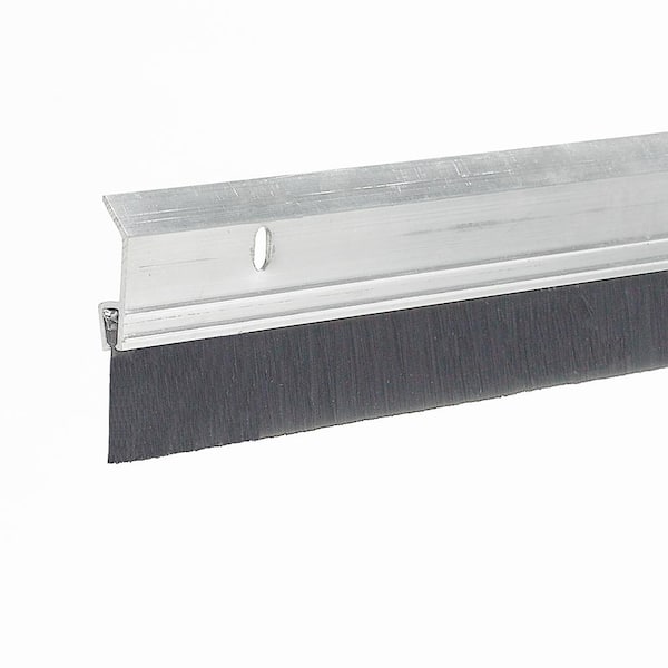Frost King 36 in. x .25 in. Heavy-Duty Aluminum and Brush Door Sweep ...