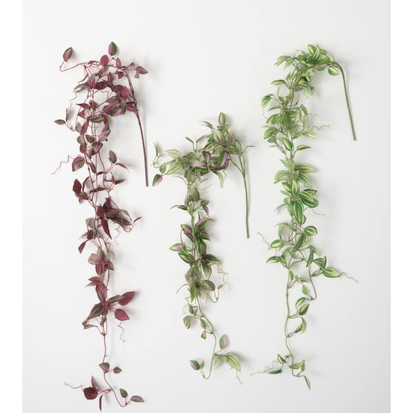 SULLIVANS 41" Artificial Multicolor Inch Plant Vine - Set of 3