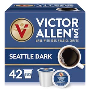 Seattle Dark Coffee Dark Roast Single Serve Coffee Pods for Keurig K-Cup Brewers (42-Count)