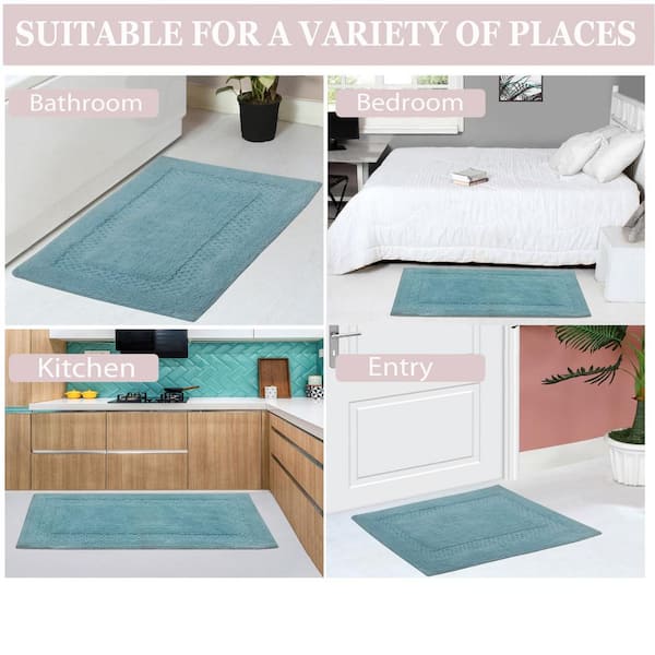 Memory Foam Bath Mat Set, Bathroom Rugs for 3 Pieces, Toilet Mats