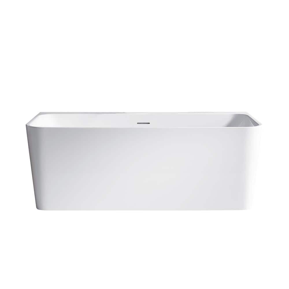 Vinnova Dashiel 59 in. x 31.5 in. Acrylic Flatbottom Soaking