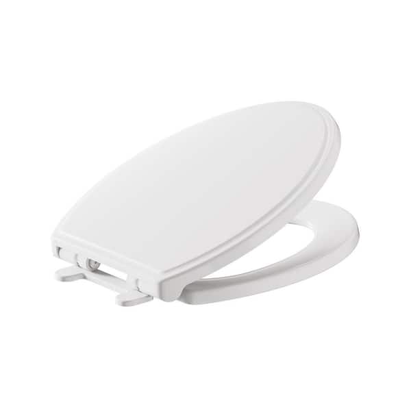 American Standard Traditional Elongated Slow Close EverClean Toilet Seat in White