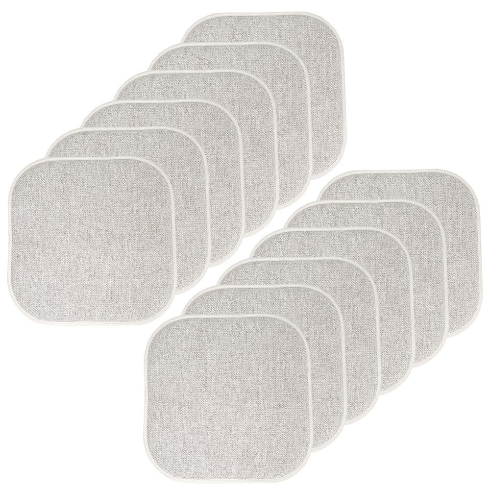 Alexis Cream/Brown 16 in. x 16 in. Non Slip Memory Foam Seat Chair Cushion Pads (12-Pack) price history on PriceWatchPro