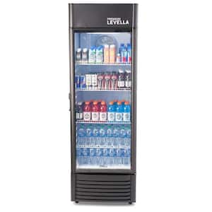 15.5 cu. ft. Commercial Upright Display Refrigerator Glass Door Beverage Cooler in Black