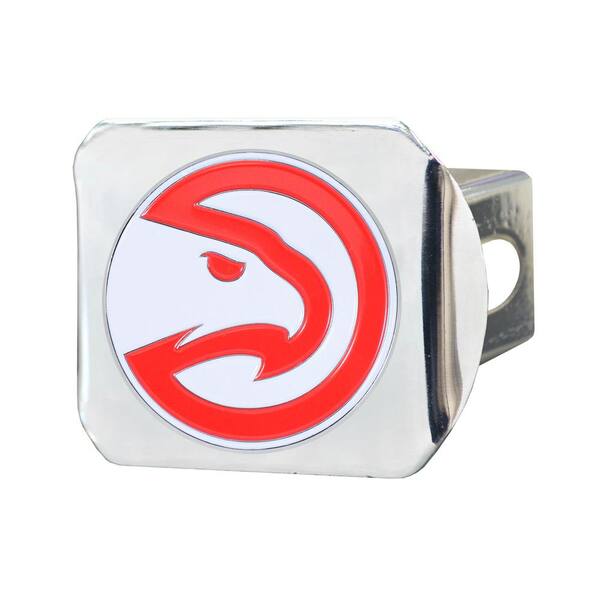 FANMATS NBA Atlanta Hawks Color Emblem on Chrome Hitch Cover