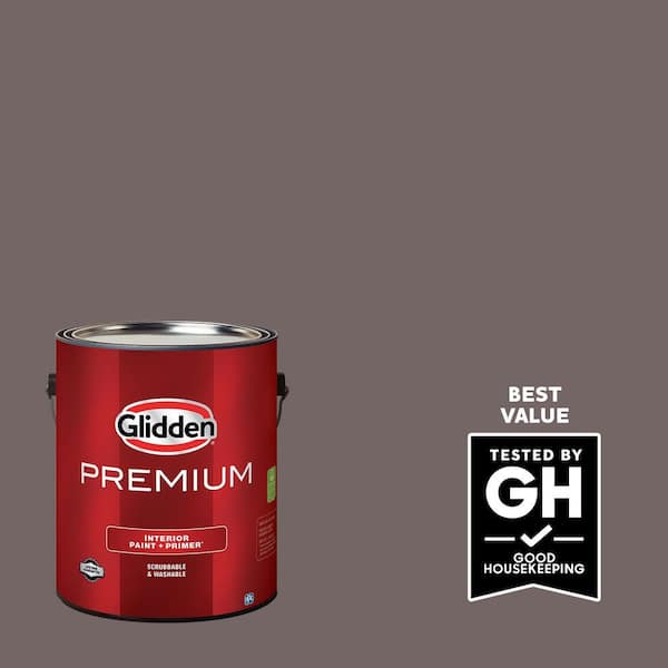 Glidden Premium 1 gal. PPG1014-6 Eagle Eye Eggshell Interior Paint