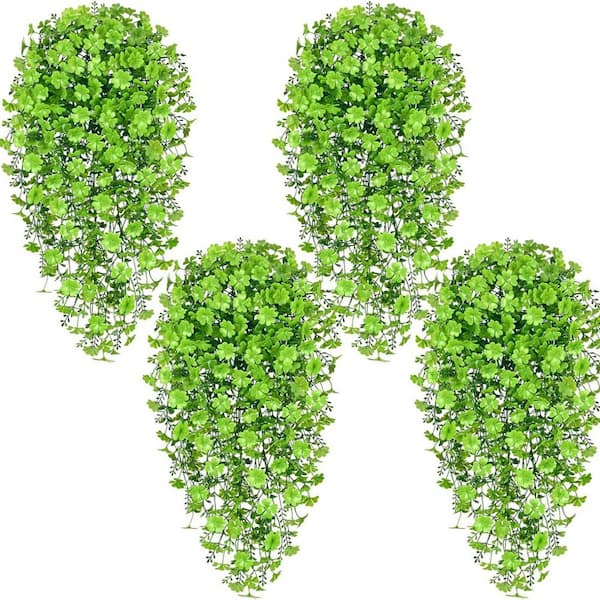 Artificial Hanging 4-Leaf Clover Ornaments, 4-Pack L0G4CMCCSY