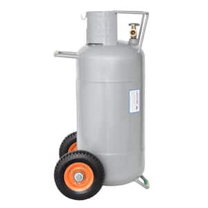 40 lbs. Horizontal and Vertical HOG Propane Cylinder with Wheels