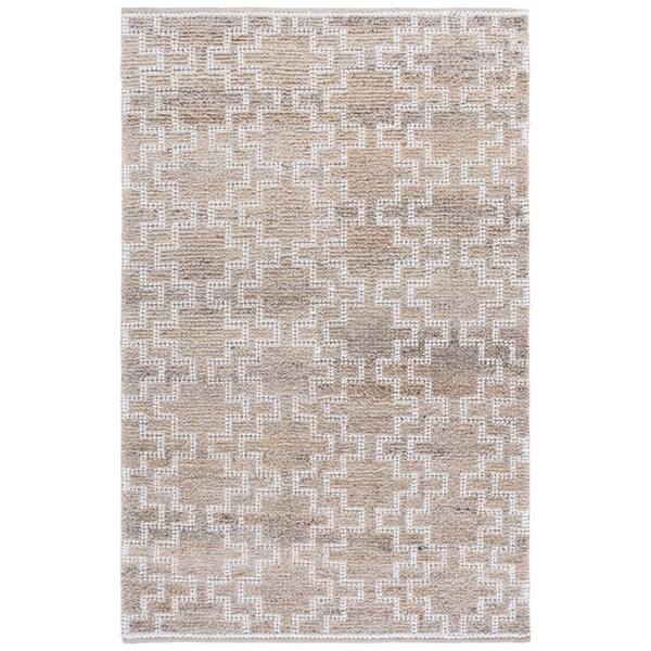 Vermont 6 ft. x 9 ft. Beige Tribal Area Rug