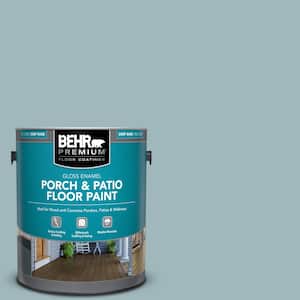 1 gal. #PFC-51 Nautical Blue Gloss Enamel Interior/Exterior Porch and Patio Floor Paint