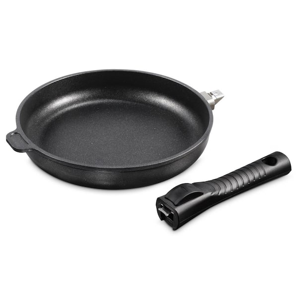 Ozeri Earth Professional Series 8 in. Aluminum Ceramic Nonstick Frying Pan  in Onyx ZP13-20RH - The Home Depot