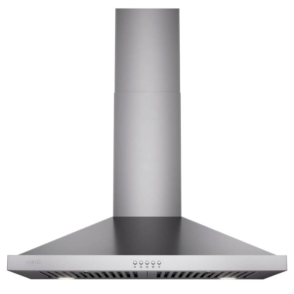 30 in. 380 CFM Convertible Kitchen Wall Mount Range Hood in Stainless Steel with Push Control, LEDs and Carbon Filters price history on PriceWatchPro