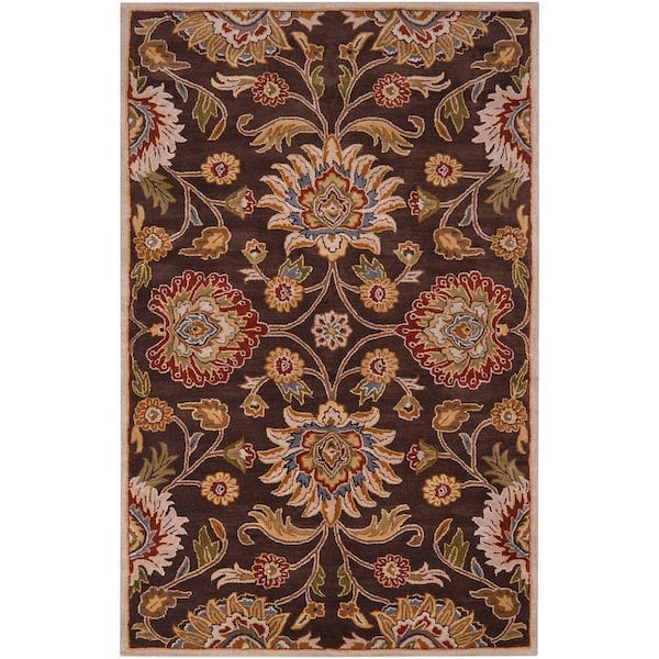 Livabliss Artes Chocolate 9 ft. x 12 ft. Area Rug