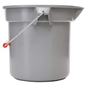 Brute 14 Qt. Grey Round Bucket