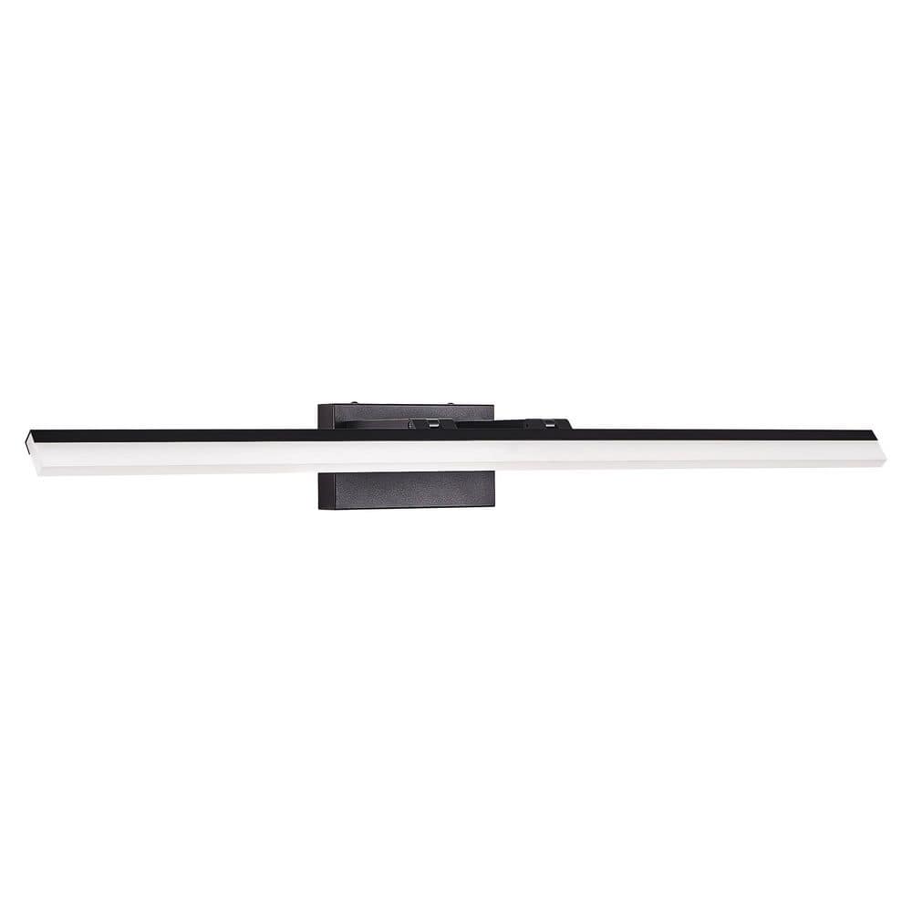 39.4 in. 1 Black Vanity Light with Acrylic Shades price history on PriceWatchPro