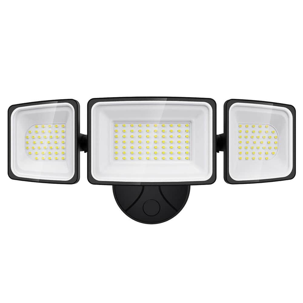 100 Watt Equivalent 9000 Lumens 90° Black IP65 Waterproof Integrated LED F