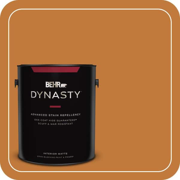 BEHR DYNASTY 1 gal. #270D-7 Fall Leaves Matte Interior Stain-Blocking Paint & Primer