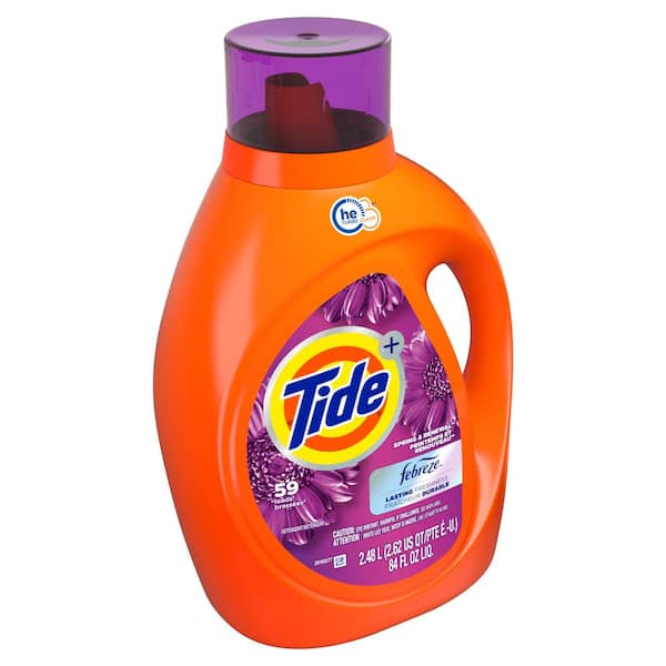 Tide HE Febreze Spring and Renewal Scent Liquid Laundry Tide HE Febreze Spring and Renewal Scent Liquid Laundry