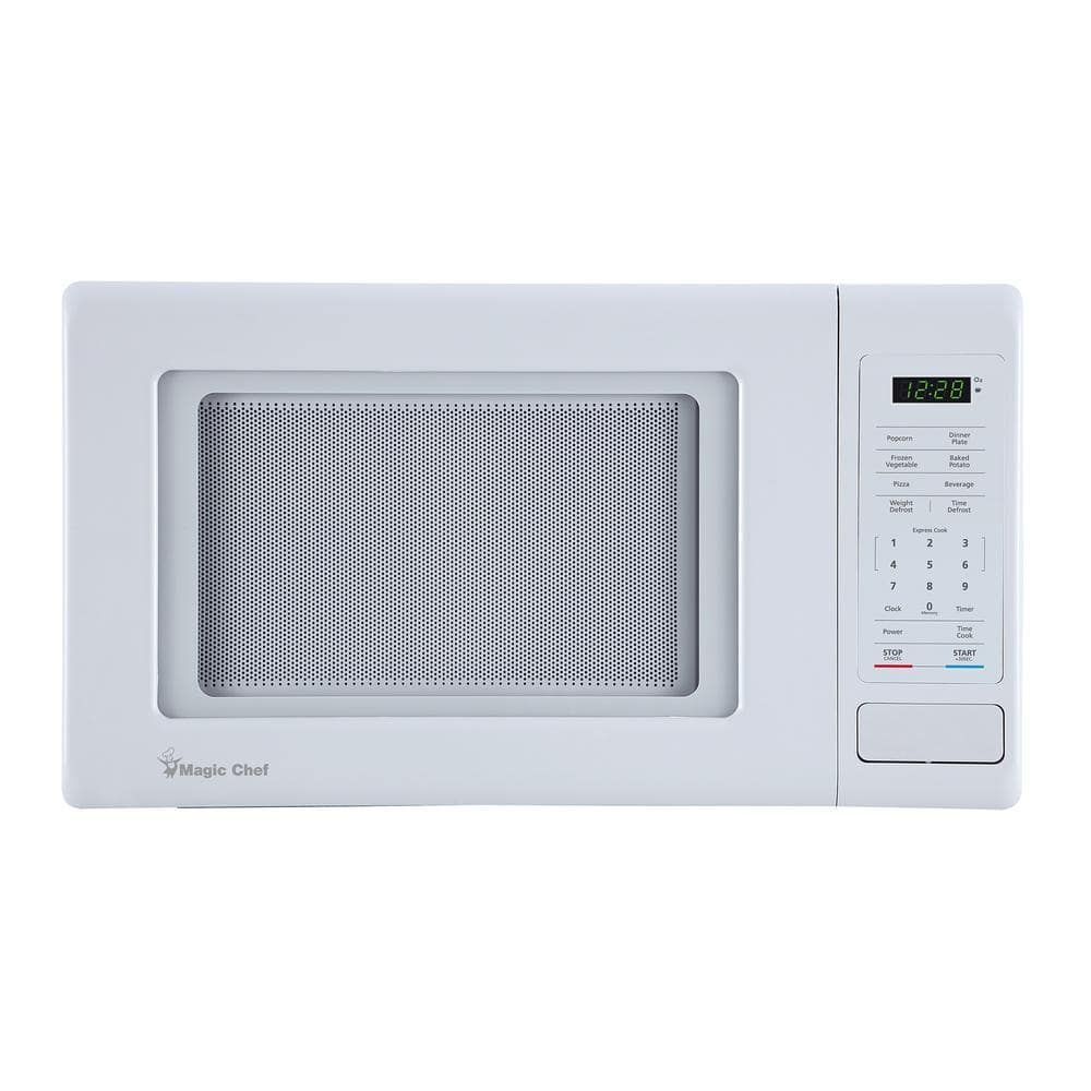 Magic Chef 0.9 cu. ft. 900-Watt Countertop Microwave in Stainless Steel  HMM990ST2 - The Home Depot