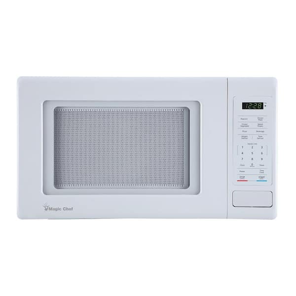 Magic Chef 0.9 cu. ft. 900 Watt Countertop Microwave in White