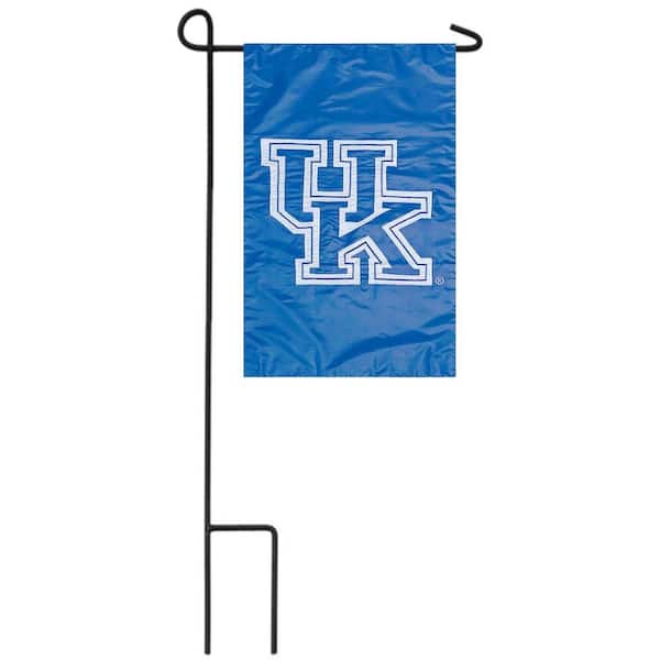 1 ft. x 1-1/2 ft. University of Kentucky 2-Sided Garden Flag with 3-2/3 ft. Metal Flagpole