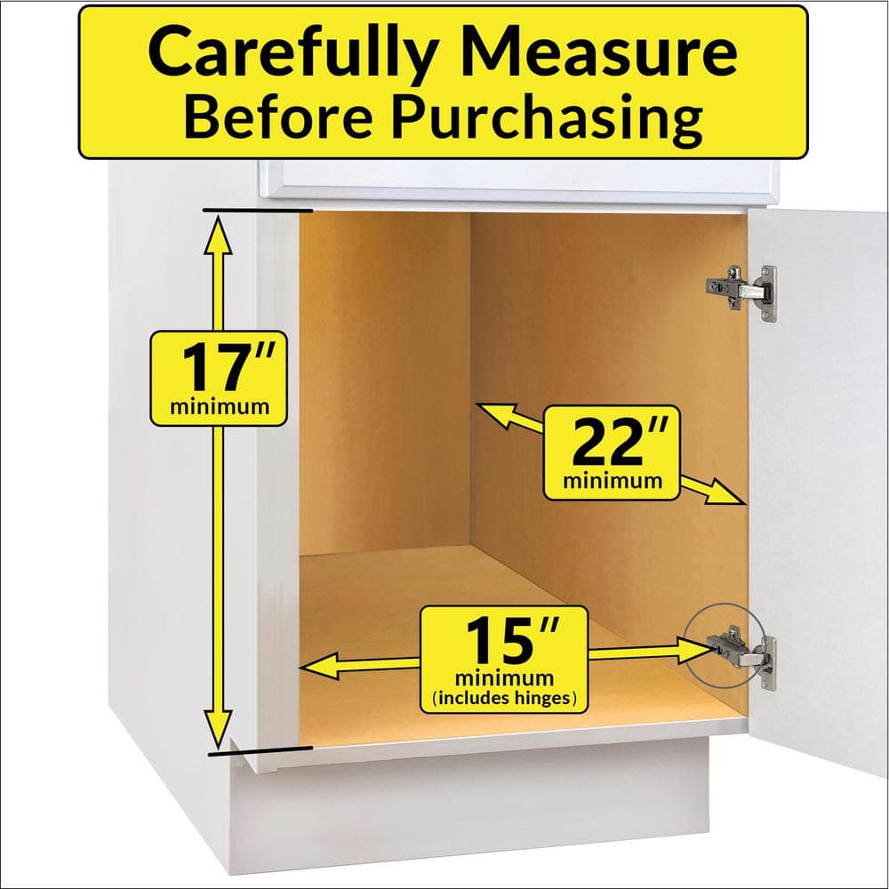 Lynk Professional Chrome Double Tier Slide Out Shelf Organizer
