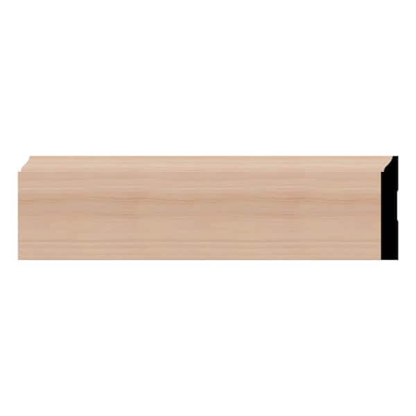WM620 0.56 in. D x 4.25 in. W x 96 in. L Wood Cherry Baseboard Moulding