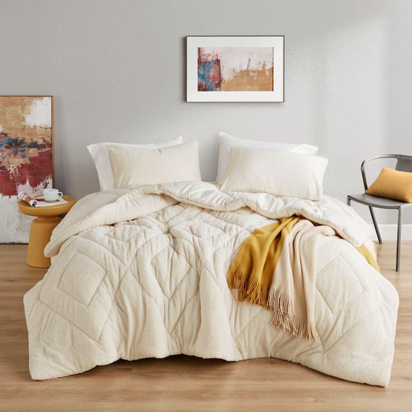 510 Design Kyla 2-Piece Ivory Microfiber Twin/Twin XL Comforter Set