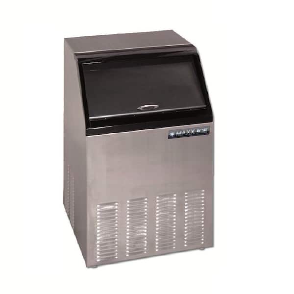Maxx Ice 100 lb. Freestanding Icemaker in Stainless Steel