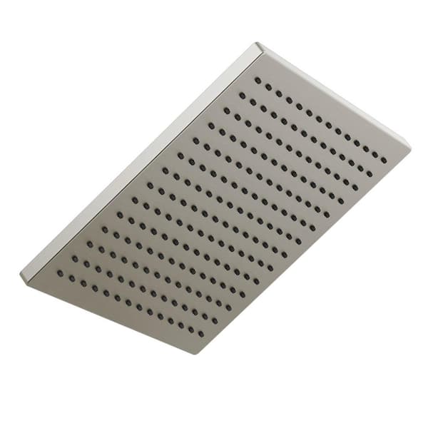 Delta 1-Spray Patterns 2.5 GPM 11.75 in. Wall Mount Fixed Shower Head in Stainless