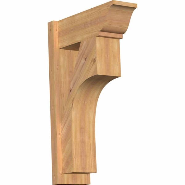 Ekena Millwork 8 in. x 32 in. x 20 in. Westlake Traditional Smooth Western Red Cedar Outlooker