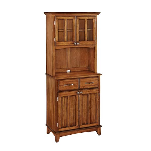 HOMESTYLES Cottage Oak Buffet with Hutch