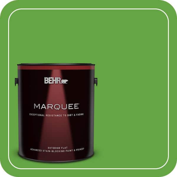 BEHR MARQUEE 1 gal. #430B-6 Caterpillar Flat Exterior Paint & Primer