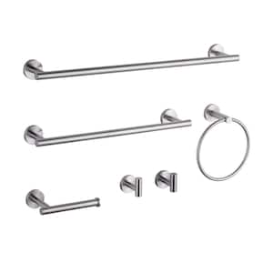 WS Bath Collections Muci 15-in Polished Chrome Double Swivel Towel