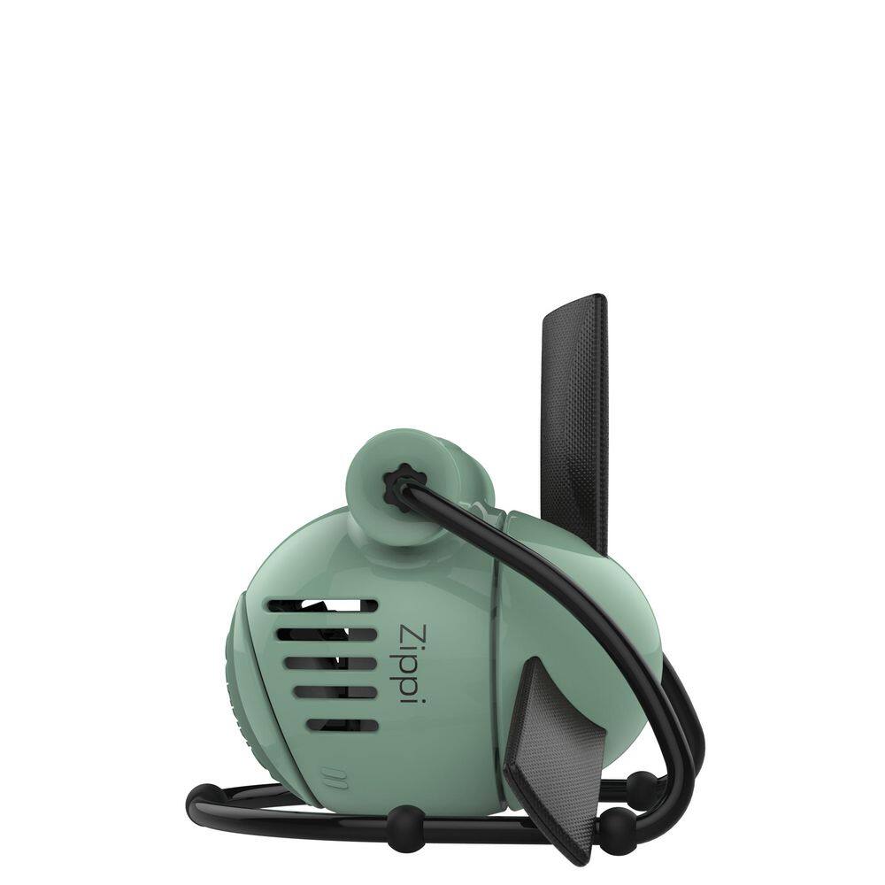 Zippi Green Glossy Foldable Desk Fan with Soft Blades