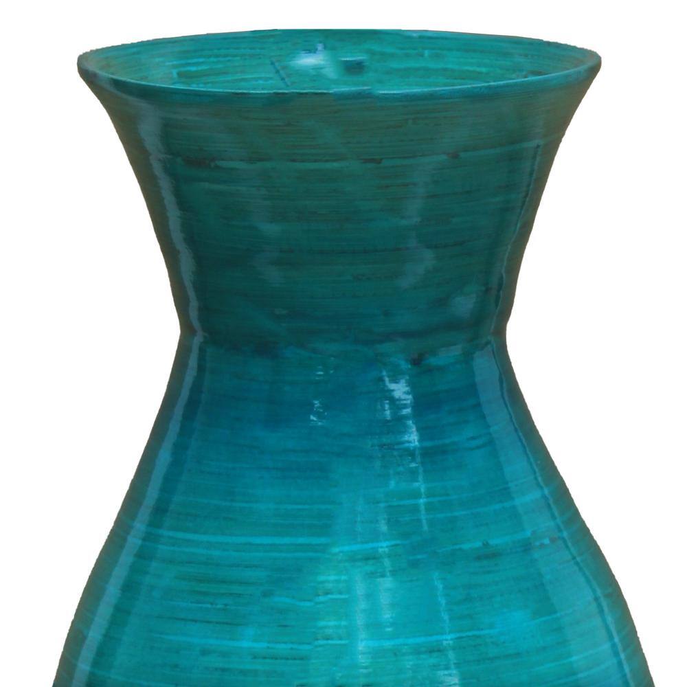 21" Purple Ceramic Flared Floor Vase for Modern Home Decor