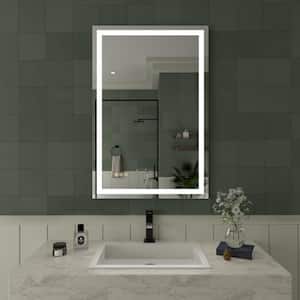 TMMV 24 in. W. x 36 in. H Rectangular Frameless LED Light Anti-Fog Wall Bathroom Vanity Mirror in Polished Crystal