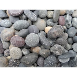 5/8 in. to 7/8 in. Mixed Mexican Beach Pebble (500 lbs. Mini Sack)