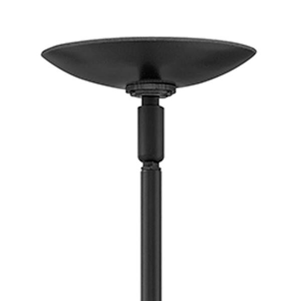 HINKLEY - Warby 1-Light Black Globe Pendant Light