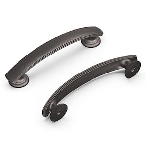 American Diner 3-3/4 in. Modern Arch Cabinet Pull Vintage Bronze Handle for Kitchen, Bathroom, and Furniture (10 Pack)