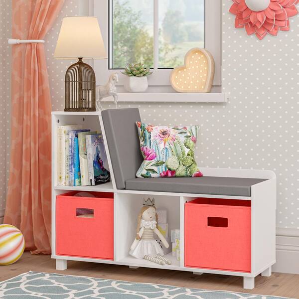 Storage bench store for kids room