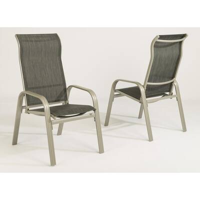 Sling Waterproof Outdoor Dining Chairs Patio Chairs The Home Depot