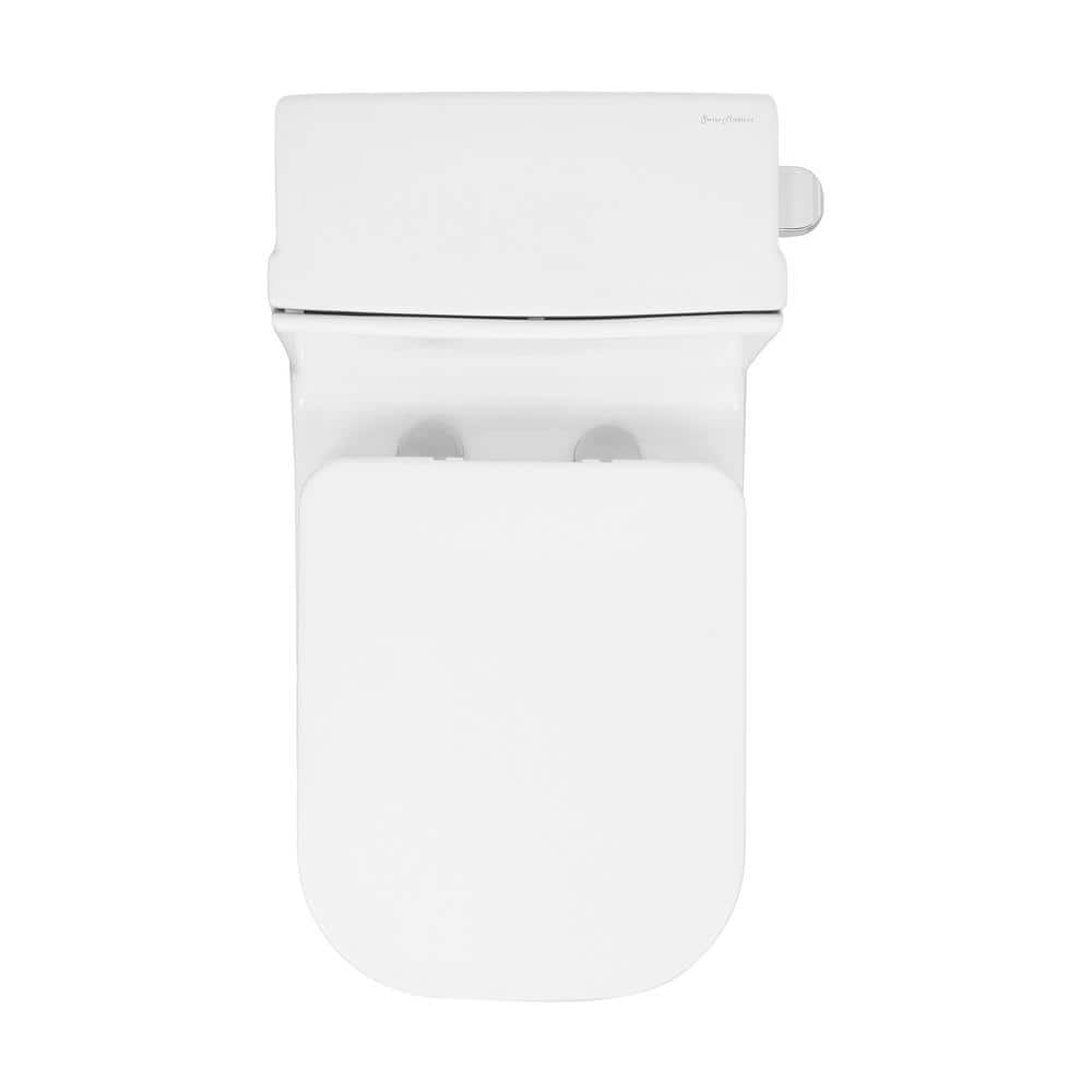 Concorde Glossy White One-Piece Elongated Toilet with Right Side Flush Handle