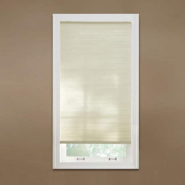 Home Decorators Collection Parchment Cordless Light Filtering Polyester Cellular Shades- 35.5 in. W x 48 in. L (Actual Size 35.25 in. W x 48 in. L)